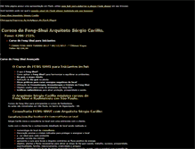 Tablet Screenshot of fengshuisergiocarillo.com.br